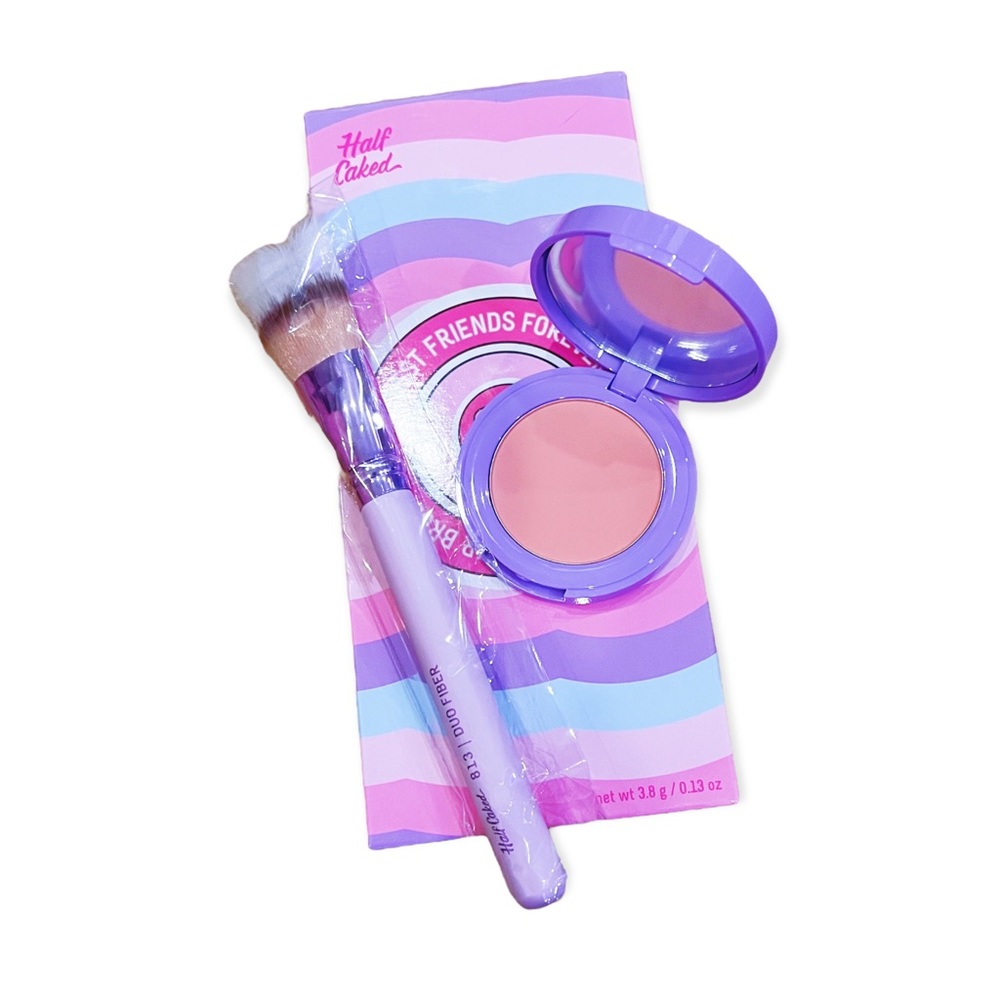 HALF CAKED BEST FRIENDS FOREVER - IN BLOOM + DUO FIBER BRUSH SET - BNIB - Picture 2 of 2